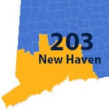 Area Code 203 phone numbers - New Haven