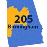 Area Code 205 phone numbers - Birmingham