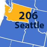 Area Code 206 phone numbers - Seattle