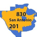 Area Codes 210 and 830 phone numbers - San Antonio