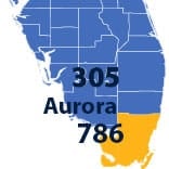 Area Codes 305 and 786 phone numbers - Miami
