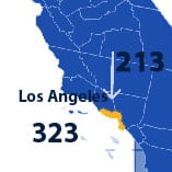Area Codes 323 and 213 phone numbers - Los Angeles