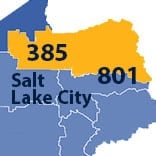 Area Codes 385 and 801 phone numbers - Salt Lake City