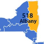 Area Code 518 phone numbers - Albany
