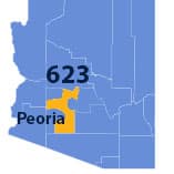 Area Code 623 phone numbers - Peoria