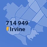 Area Codes 714 and 949 phone numbers - Irvine