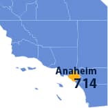 Area Code 714 phone numbers - Anaheim
