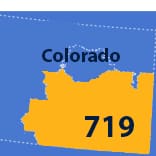 Area Code 719 phone numbers - Colorado Springs