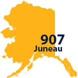 Area Code 907 phone numbers - Juneau